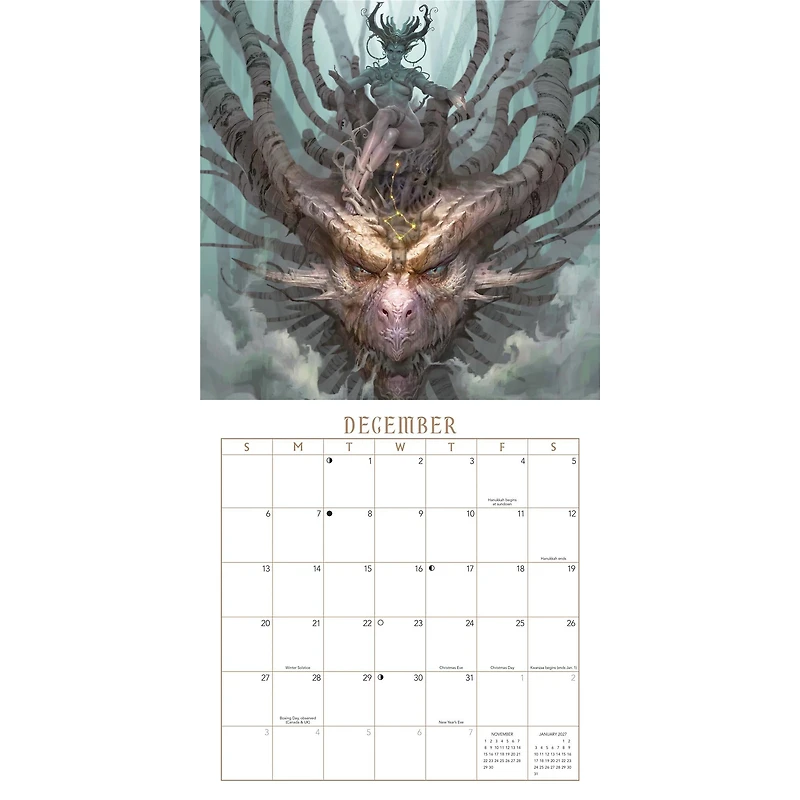 Dragon 2026 Wall Calendar