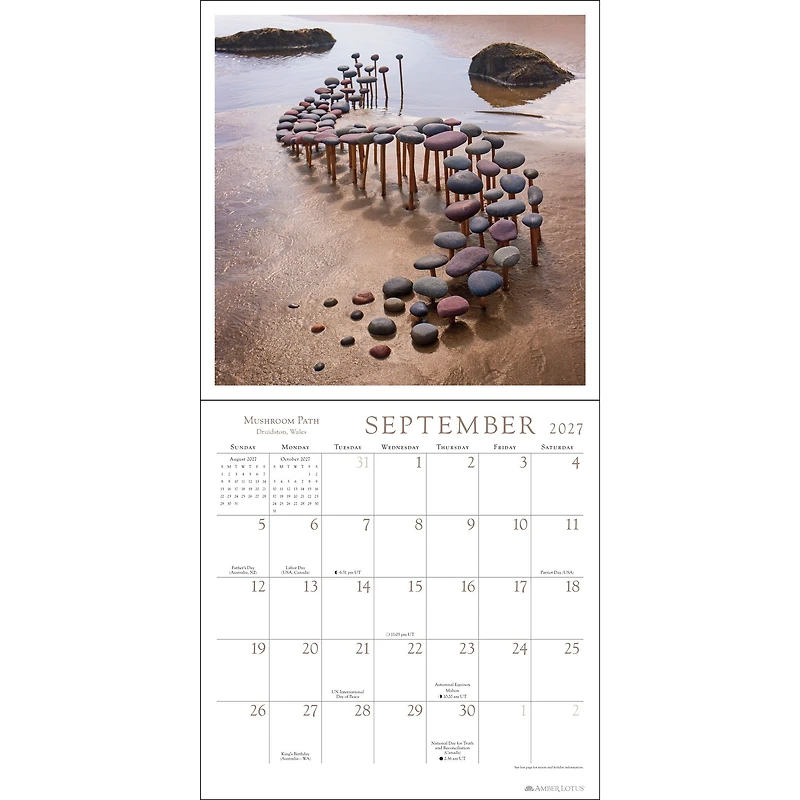 Sculpt the World 2027 Wall Calendar