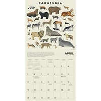 Illustrated Animal Kingdom 2026 Wall Calendar - Online Only