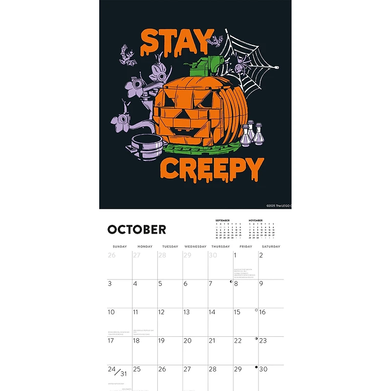 LEGO 2027 Wall Calendar