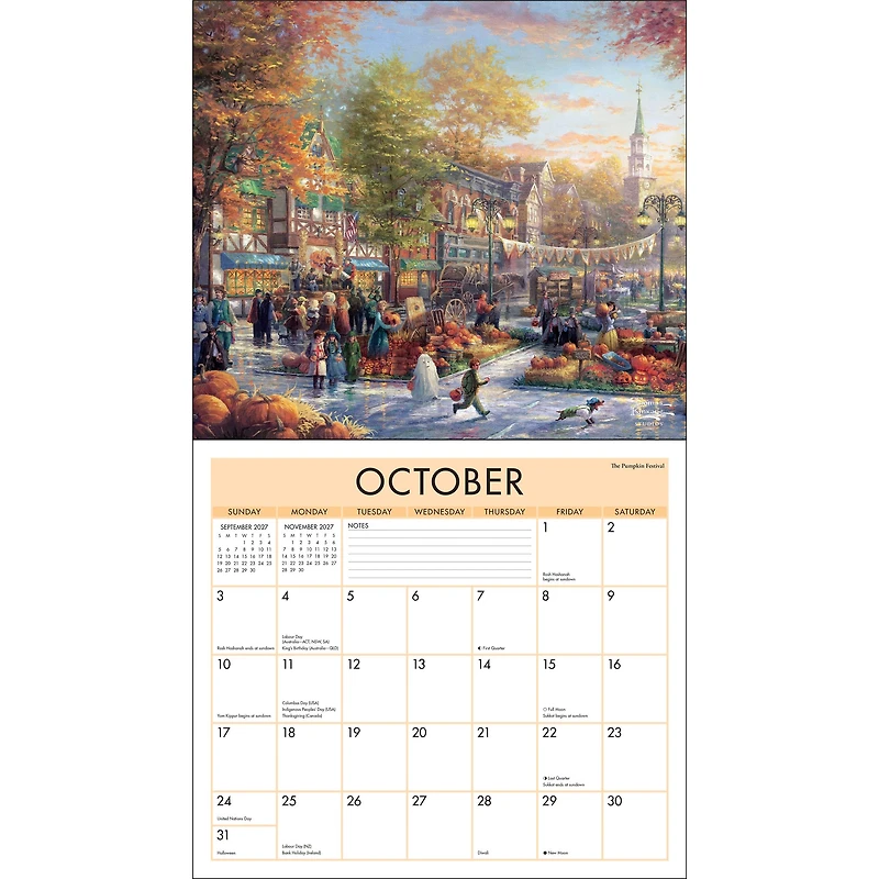 Thomas Kinkade Studios 2027 Wall Calendar