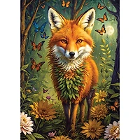 Enchanted Fox 1000 Piece Puzzle - Online Only