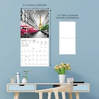 Paris Glitz 2027 Wall Calendar