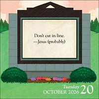 Church Signs 2026 Box Calendar
