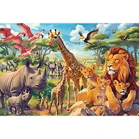 African Plains 35 Piece Floor Puzzle - Online Only