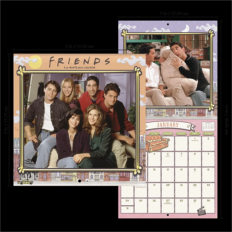 Friends 2027 Mini Calendar