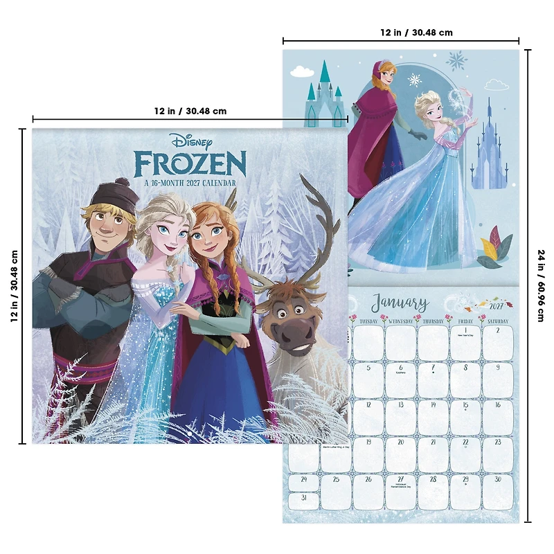 Frozen 2027 Wall Calendar