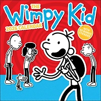 Wimpy Kid with Stickers 2026 Wall Calendar