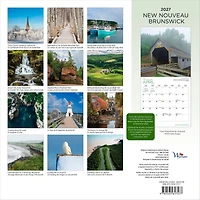 New Brunswick / Nouveau-Brunswick 2027 Wall Calendar