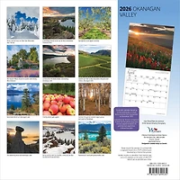 Okanagan Valley 2026 Wall Calendar