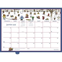 Motherword 2025-2026 Deluxe Wall Calendar (French)