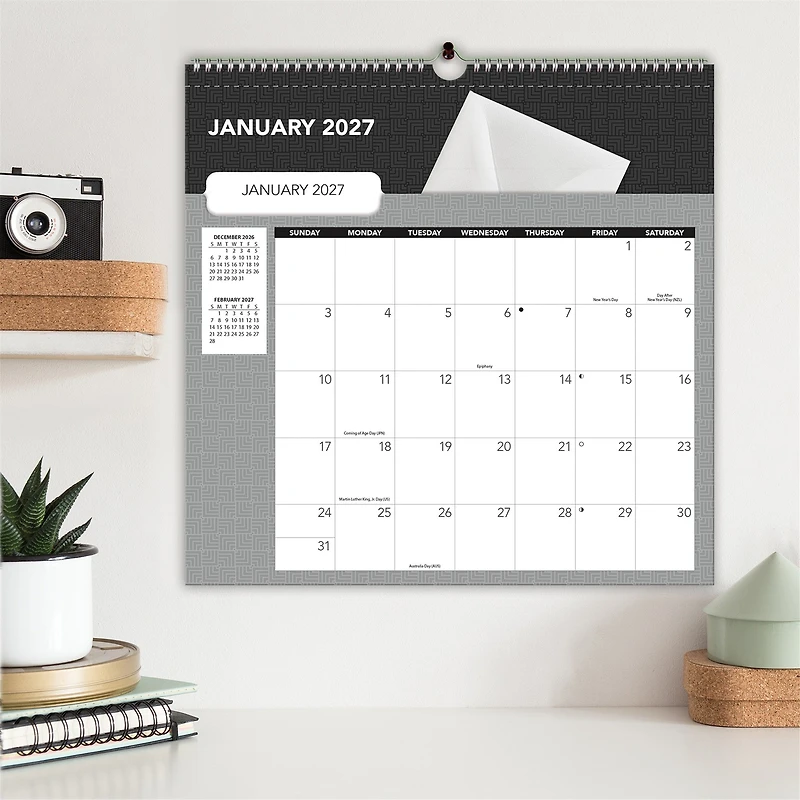 Office File-It 2027 Wall Calendar