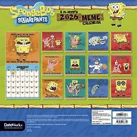 Spongebob Squarepants 2026 Wall Calendar
