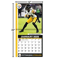 NFL Pittsburgh Steelers 2026 Wall Calendar