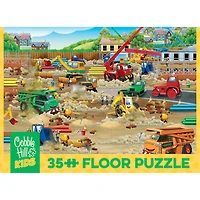 Construction Zone 35 Piece Floor Puzzle