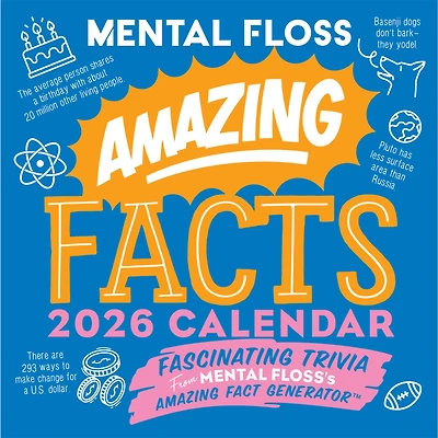 Amazing Facts From Mental Floss 2026 Box Calendar