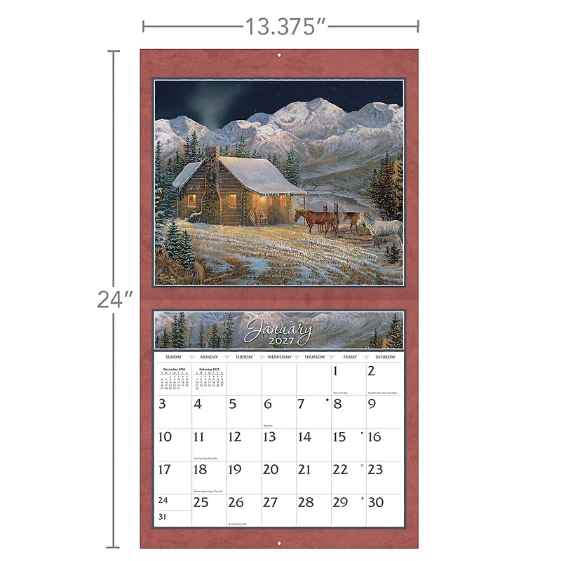 Meadowland 2027 Wall Calendar - Online Only