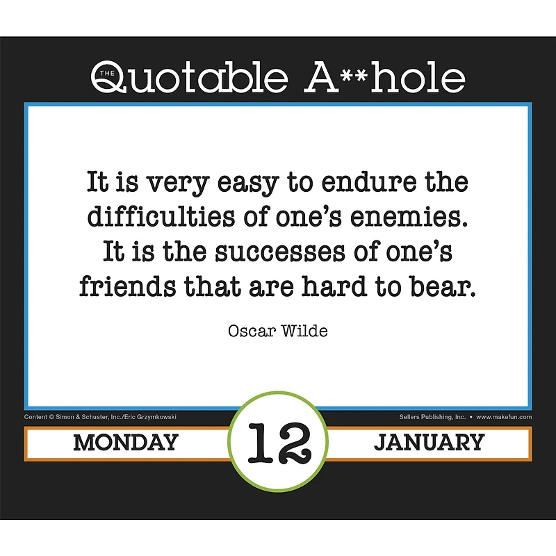 Quotable Ahole 2026 Box Calendar