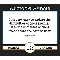 Quotable Ahole 2026 Box Calendar