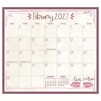 Tea 2027 Mini Magnetic Calendar - Online Only