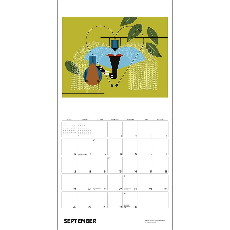 Charley Harper 2027 Wall Calendar