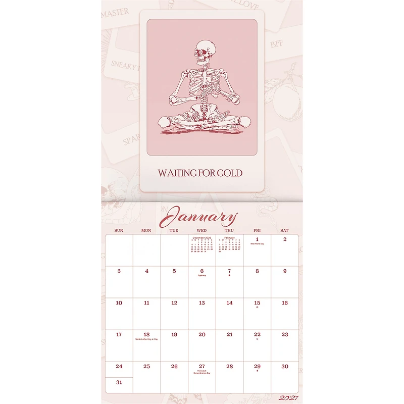 Tarot 2027 Wall Calendar - Online Only