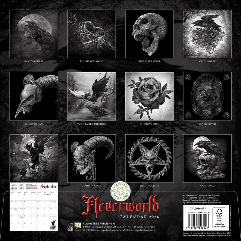 Alchemy: Neverworld 2026 Wall Calendar - Online Only