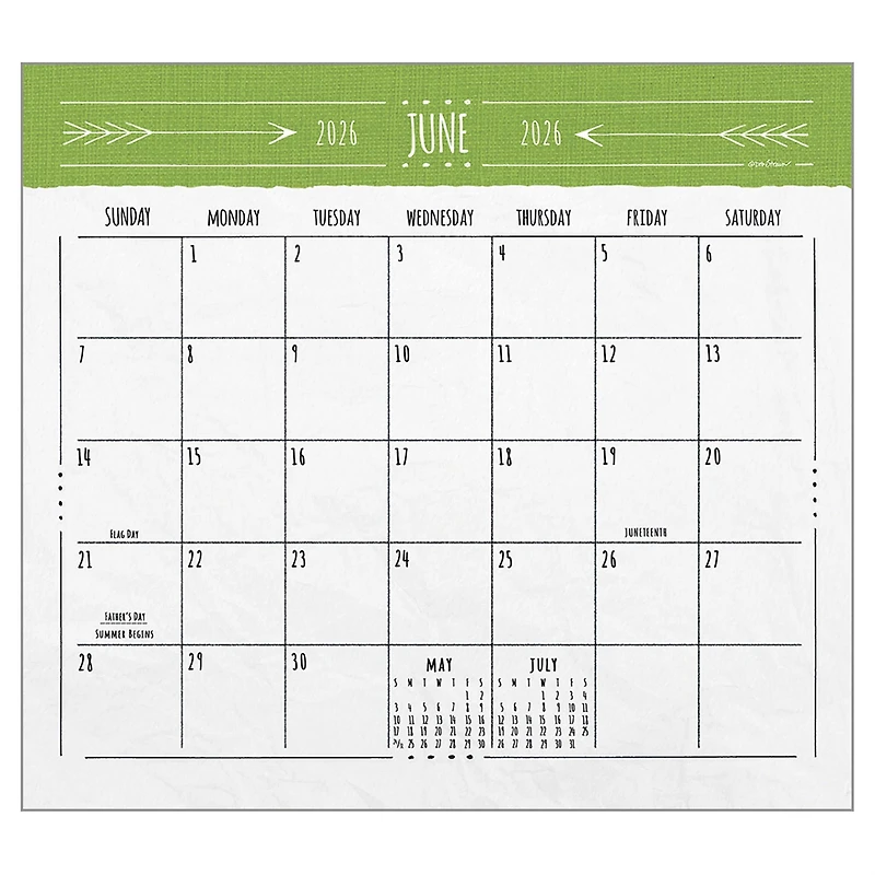 Family Matters 2026 Deluxe Wall Calendar