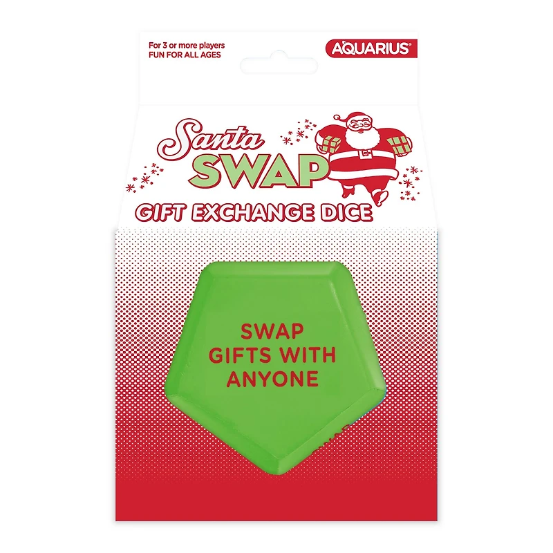 Santa Swap Gift Exchange Oversized Dice