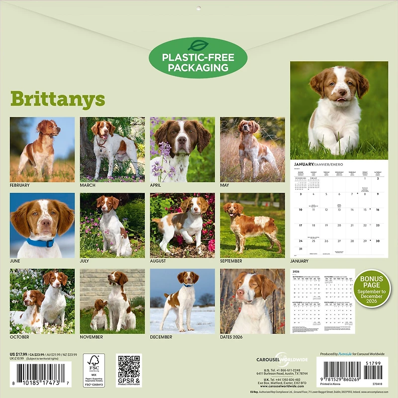 Brittanys 2027 Wall Calendar