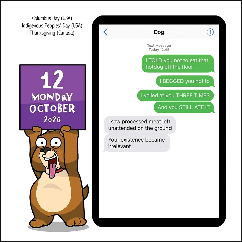 Texts From Dog 2026 Box Calendar