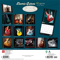 Electric Guitars 2027 Wall Calendar