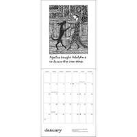 Edward Gorey The Helpless Doorknob 2027 Mini Calendar - Online Only