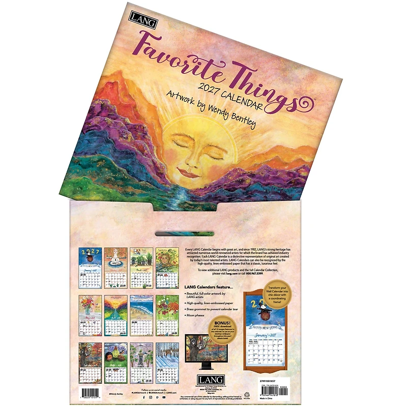 Favorite Things 2027 Wall Calendar - Online Only