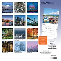 Vancouver 2026 Wall Calendar