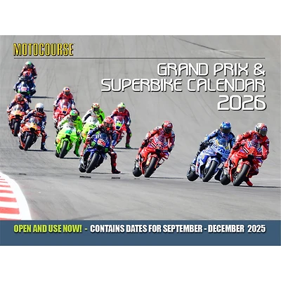 Motocourse Grand Prix And Superbike 2026 Wall Calendar