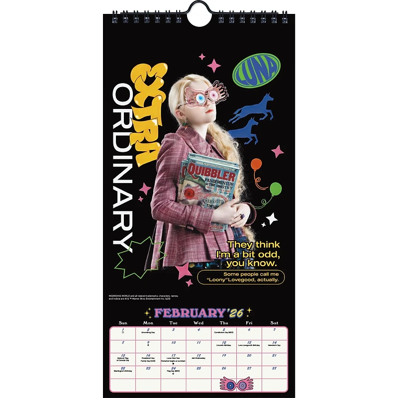 Harry Potter 2026 Mini Poster Calendar - Online Only