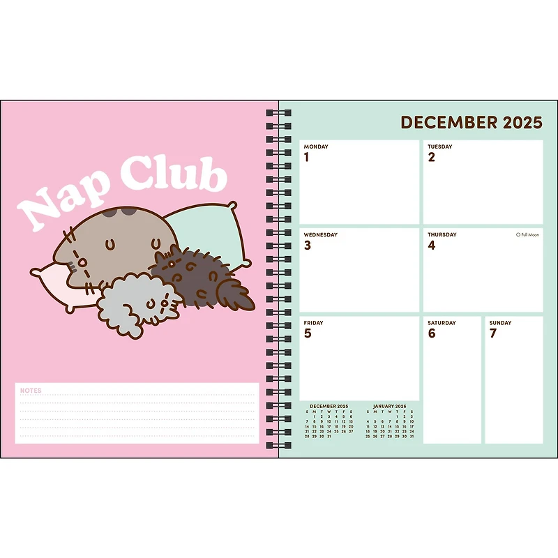 Pusheen 2025-2026 Engagement Calendar