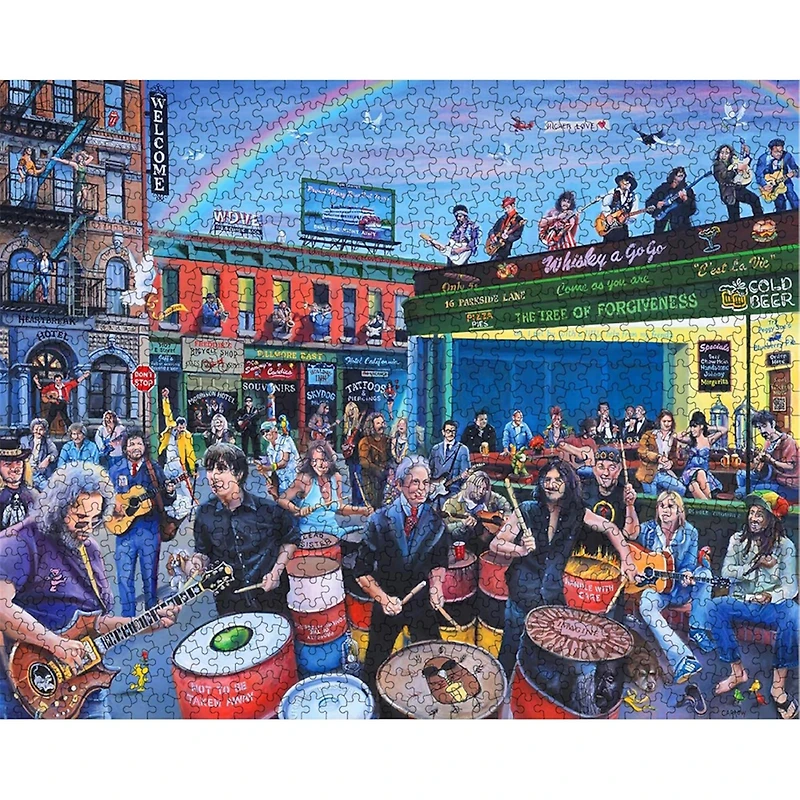 Rock & Roll Heaven 1000 Piece Puzzle