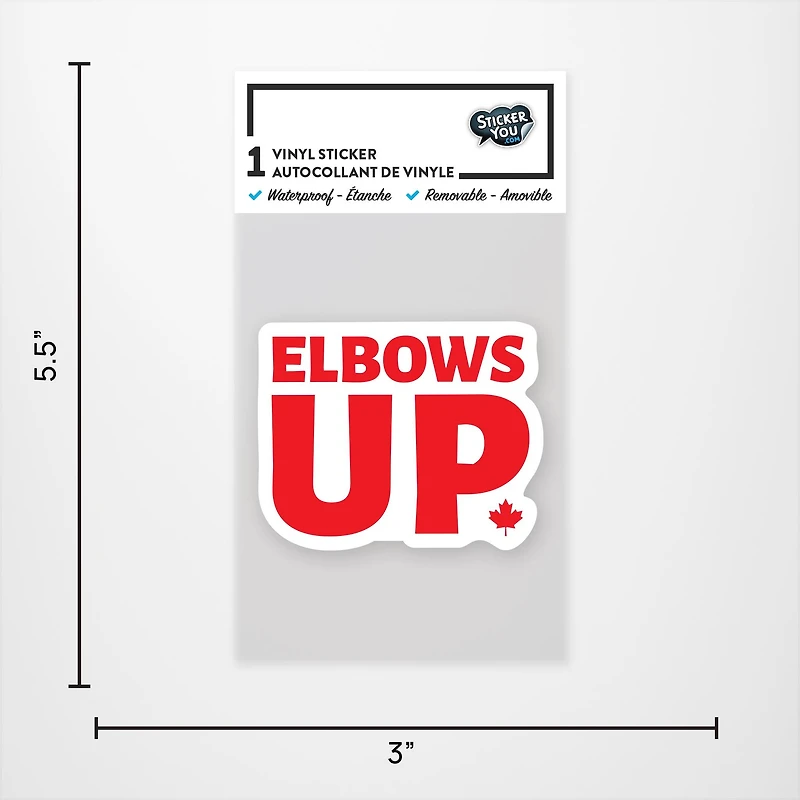 Elbows Up! Vinyl Sticker