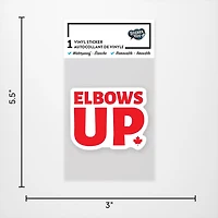 Elbows Up! Vinyl Sticker