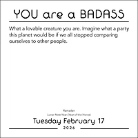 You Are A Badass 2026 Box Calendar