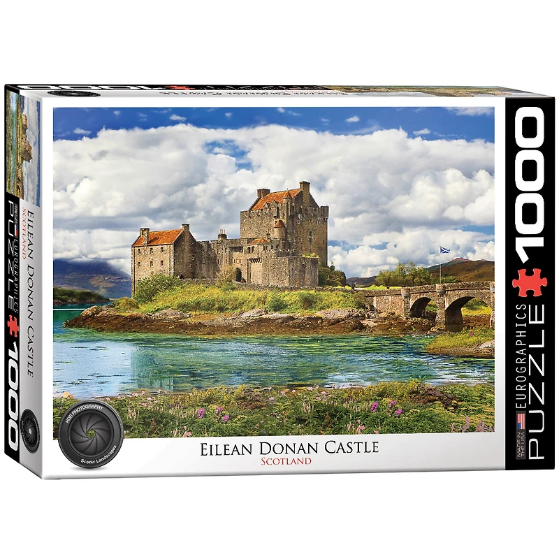 Eilean Donan Castle Scotland Exclusive 1000 Piece Puzzle