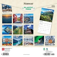 Norway 2026 Wall Calendar