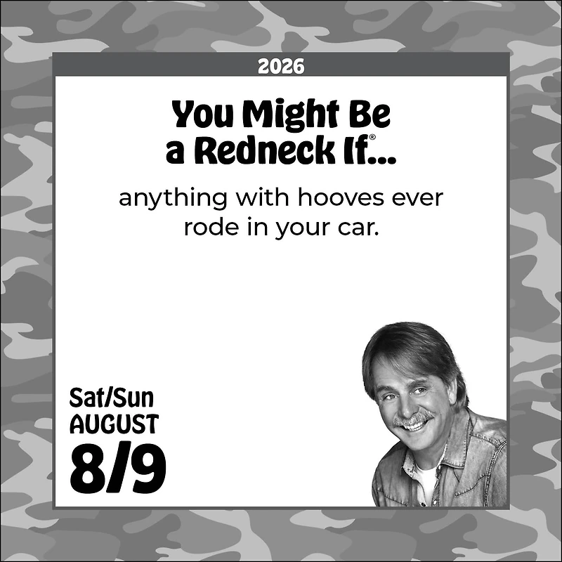 Jeff Foxworthy's You Might Be A Redneck If. . . 2026 Box Calendar