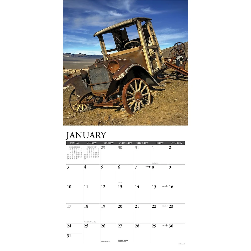 Rust in Peace 2027 Wall Calendar