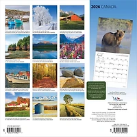 Canada 2026 Wall Calendar - Online Only