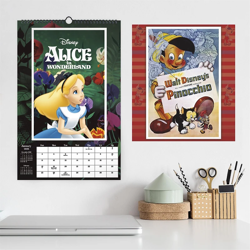 Disney Classics Poster 2026 Calendar