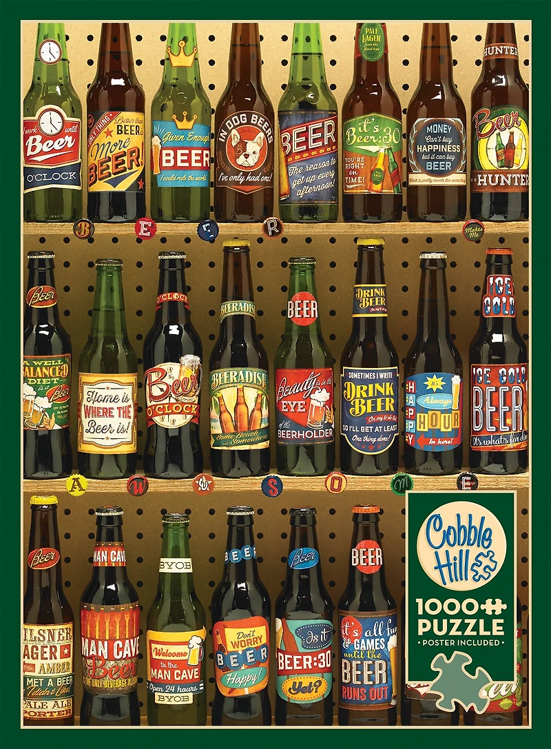 Beer Collection 1000 Piece Puzzle - Online Only