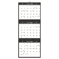 Office Tri-View 2027 Wall Calendar